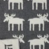 Klippan Lammwolldecke Moose 180x130cm grau/weiß