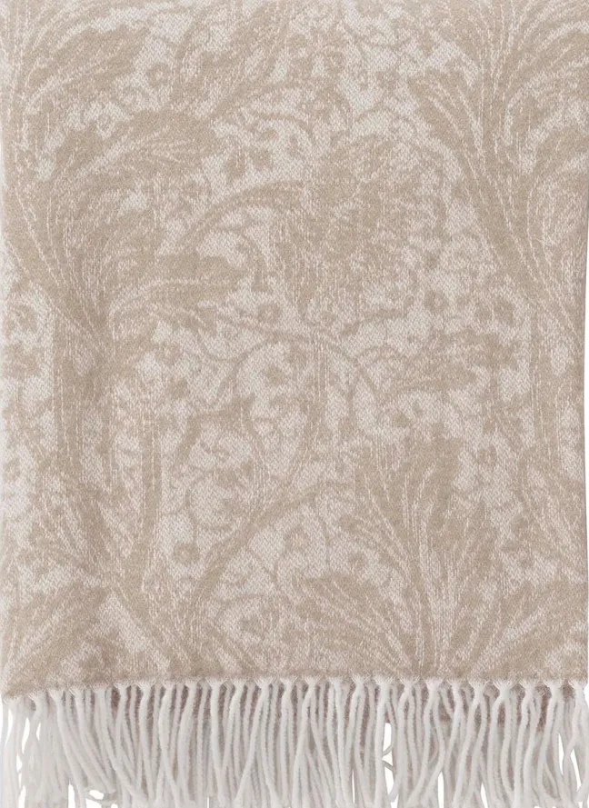 Klippan Wolldecke Cashmere/Merinowolle Arcadia 130x180 Beige