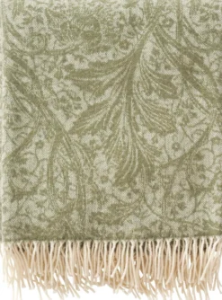 Klippan Wolldecke Cashmere/Merinowolle Arcadia 130x180 Olive