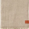 Klippan Wolldecke Merinowolle Hugo 130x200 Taupe