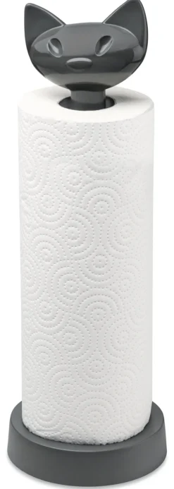 Koziol Küchenrollenhalter MIAOU nature ash grey
