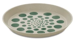 Koziol Kleiner Teller 205mm CONNECT PLATE 205mm MONSTERA DOTS nature desert sand 4er-Set