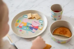 Koziol Kleiner Teller + Schale + Becher CONNECT PEPPA PIG organic sand paw patrol