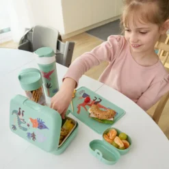 Koziol Lunchbox mit Trennschale CANDY L REX organic green rex