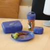 Koziol Snackbox PASCAL MINI SPACE organic blue space