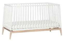 Leander Babybett Luna 70x140cm Weiß/Eiche 720140-03