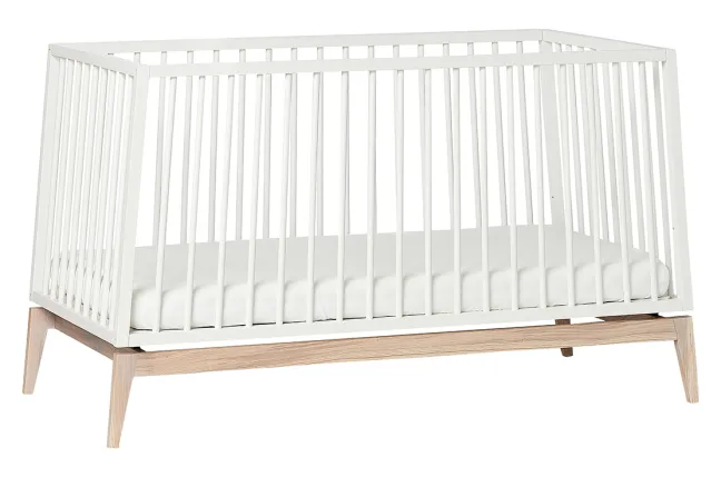 Leander Babybett Luna 70x140cm Weiß/Eiche 720140-03