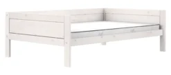 Lifetime Basisbett 120x200cm mit Premium Rollboden und Bettkasten groß whitewash