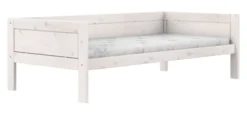 Lifetime Basisbett 90x200cm mit Rollboden whitewash