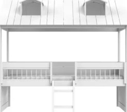 Lifetime Beachhouse Kojenbett 90x200cm mit Rollboden weiß lackiert