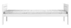Lifetime Bett 90x200cm mit Rollboden weiß lackiert