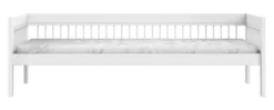 Lifetime Breeze Basisbett 90x200cm mit Rollboden weiß lackiert