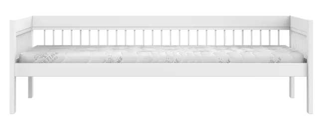 Lifetime Breeze Basisbett 90x200cm mit Rollboden weiß lackiert