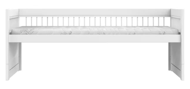 Lifetime Breeze Kojenbett 90x200cm mit Rollboden weiß lackiert