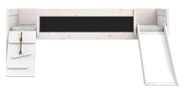 Lifetime Climb & Slide Kojenbett 90x200cm mit Rollboden whitewash