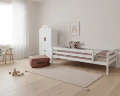Lifetime Elements Einzelbett 90x200cm mit Rollboden weiß