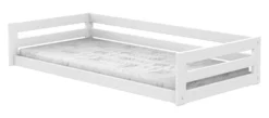 Lifetime Elements Montessori Bett 90x200cm mit Rollboden weiß