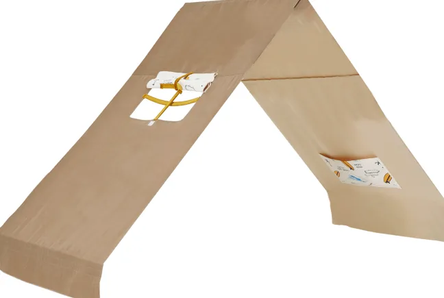 Lifetime Elements Montessori Tipibett Surf 90x200cm mit Rollboden weiß lackiert