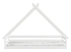Lifetime Elements Montessori Tipibett 90x200cm mit Rollboden weiß lackiert
