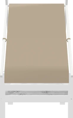 Lifetime Elements Tipibett Surf 90x200cm mit Rollboden und Absturzsicherung weiß lackiert