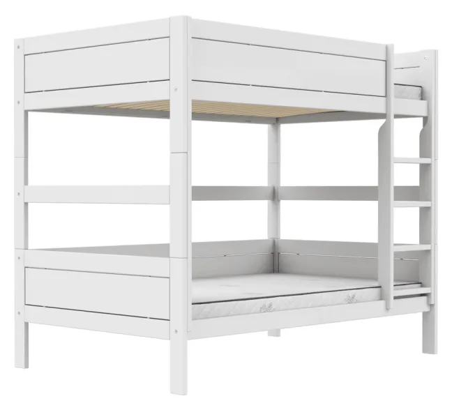 Lifetime Etagenbett 120x200cm mit Premium Rollboden weiß lackiert