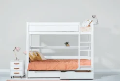 Lifetime Etagenbett 120x200cm mit Premium Rollboden weiß lackiert
