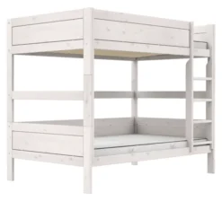 Lifetime Etagenbett 120x200cm mit Premium Rollboden whitewash