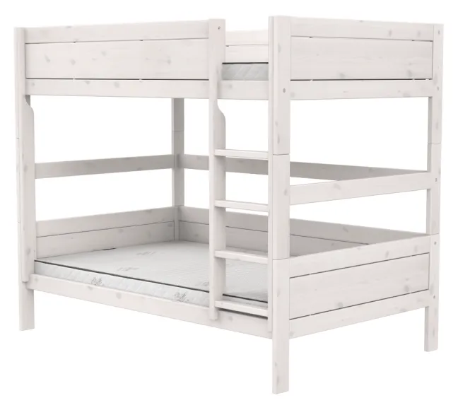 Lifetime Etagenbett 120x200cm mit Premium Rollboden whitewash