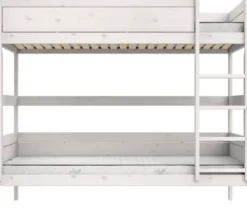 Lifetime Etagenbett 120x200cm mit Premium Rollboden whitewash