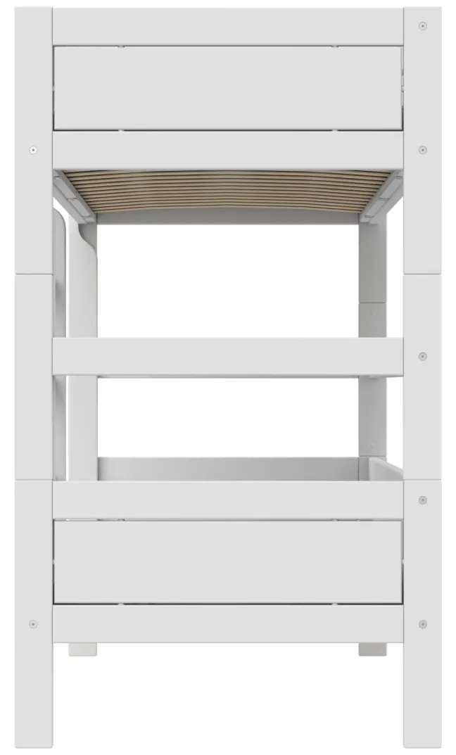 Lifetime Etagenbett 90x200cm mit Rollboden weiß lackiert