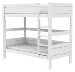 Lifetime Etagenbett 90x200cm mit Rollboden weiß lackiert