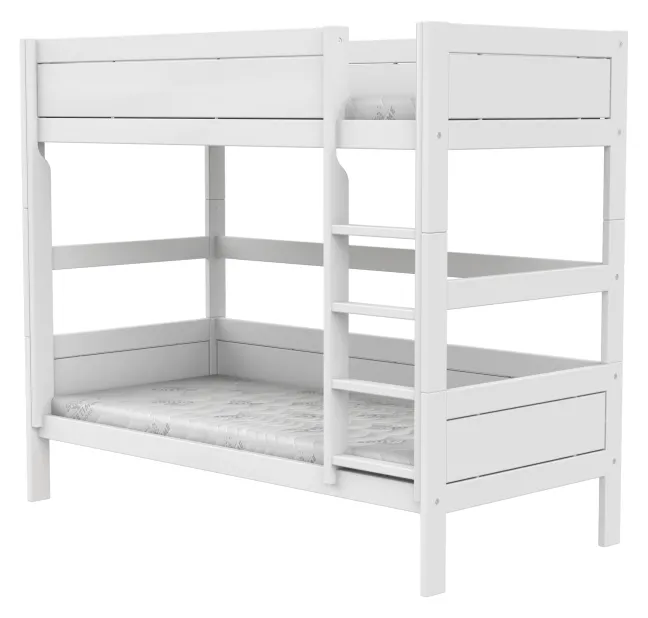 Lifetime Etagenbett 90x200cm mit Rollboden weiß lackiert