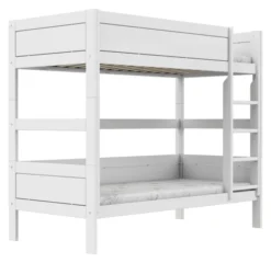 Lifetime Etagenbett 90x200cm mit Rollboden weiß lackiert