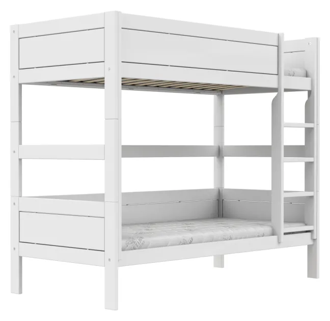 Lifetime Etagenbett 90x200cm mit Rollboden weiß lackiert