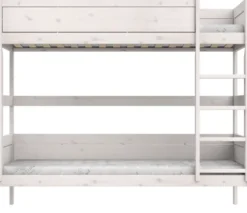 Lifetime Etagenbett 90x200cm mit Rollboden whitewash