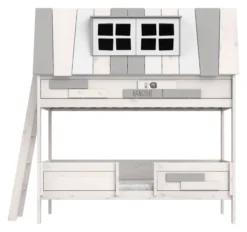 Lifetime Hangout Etagenbett 90x200cm mit Rollboden whitewash