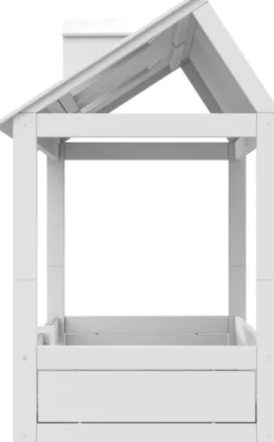 Lifetime 2in1 Beachhouse Hausbett mit Rollboden weiß lackiert
