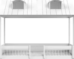 Lifetime 2in1 Beachhouse Hausbett mit Rollboden weiß lackiert