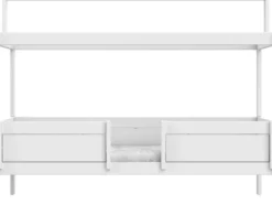 Lifetime 4 in 1 Bett für Stoffdach inkl. Deluxe Lattenrost weiß lackiert