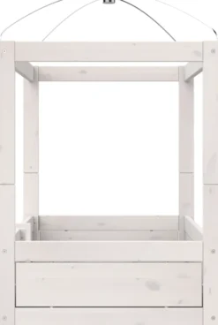 Lifetime 4 in 1 Bett mit Himmeldach inkl. Rollboden whitewash