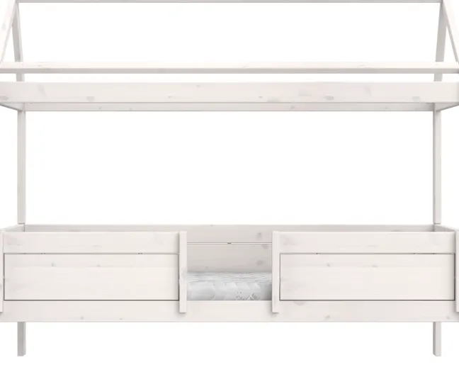 Lifetime 4in1 Hausbett mit Deluxe Lattenrost whitewash