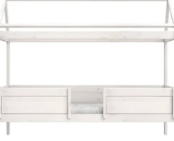 Lifetime 4in1 Hausbett mit Rollboden whitewash