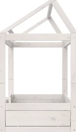 Lifetime 4in1 Hausbett mit Rollboden whitewash