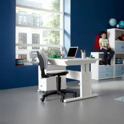 Lifetime Kidsrooms Schreibtisch höhenverstellbar 120cm whitewash