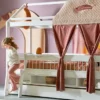 Lifetime Kojenbett 90x200cm mit Hausdach und Markise Sunset Dream Komplettset