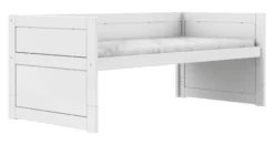 Lifetime Kojenbett 90x200cm mit Rollboden weiß lackiert