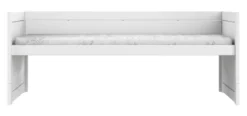 Lifetime Kojenbett 90x200cm mit Rollboden weiß lackiert