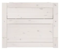 Lifetime Kojenbett 90x200cm mit Rollboden whitewash