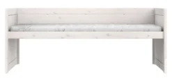 Lifetime Kojenbett 90x200cm mit Rollboden whitewash