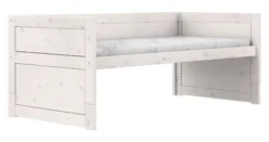 Lifetime Kojenbett 90x200cm mit Rollboden whitewash